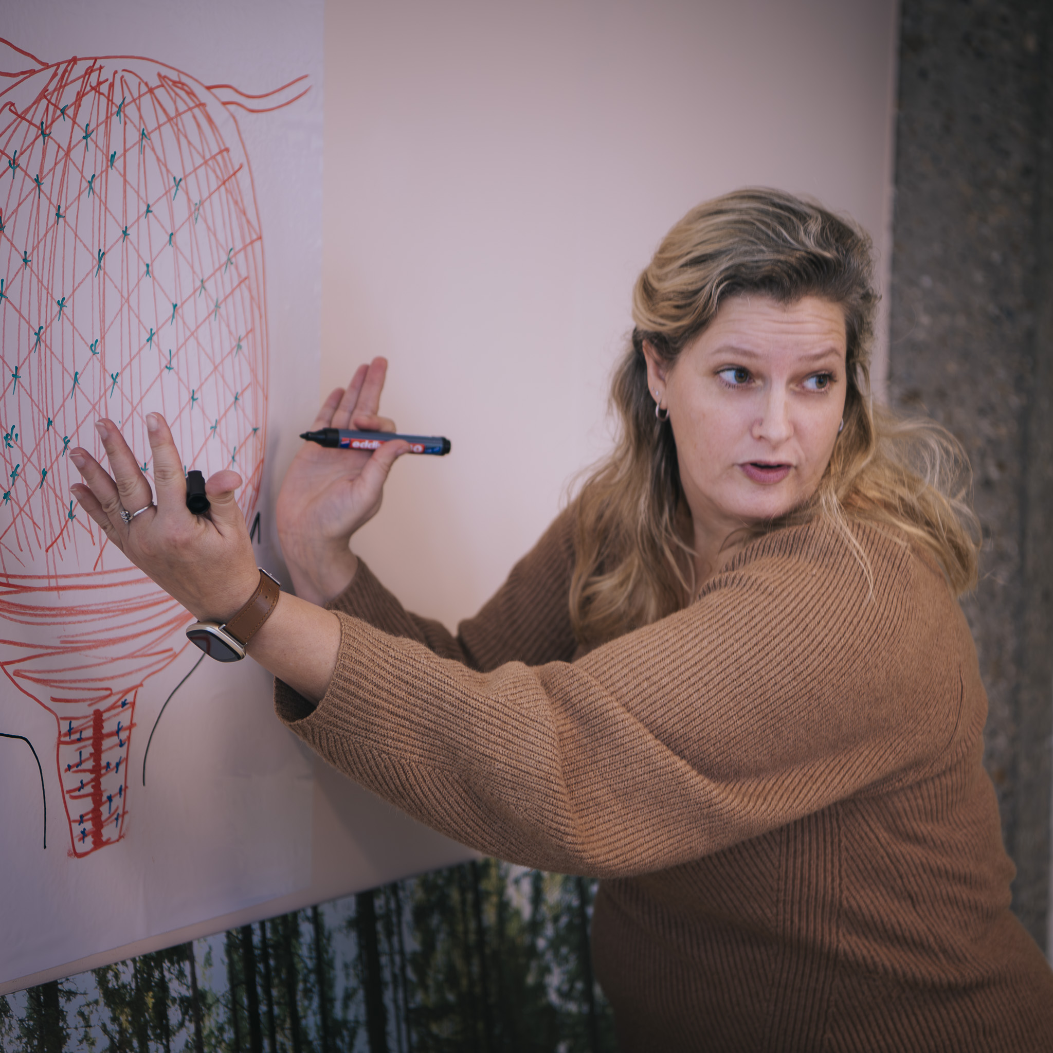 Verdiepende klassikale les bij Doulaopleiding In Bloei